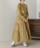 【ブージュルード/Bou Jeloud】のティアードフレアワンピース 人気、トレンドファッション・服の通販 founy(ファニー) ファッション Fashion レディースファッション WOMEN ワンピース Dress おすすめ Recommend ギャザー Gather ショート Short スニーカー Sneakers スリーブ Sleeve ティアード Tiered バランス Balance フェミニン Feminine フロント Front ロング Long 秋 Autumn/Fall 長袖 Long Sleeve thumbnail BEIGE|ID: prp329100004163155 ipo3291000000028755310