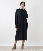 【レリアンプラスハウス/Leilian PLUS HOUSE】のボトルネックニットワンピース 人気、トレンドファッション・服の通販 founy(ファニー) ファッション Fashion レディースファッション WOMEN ワンピース Dress ニットワンピース Knit Dresses クラシカル Classical スリット Slit バランス Balance ロング Long 冬 Winter thumbnail ネイビー|ID: prp329100004163164 ipo3291000000028755348