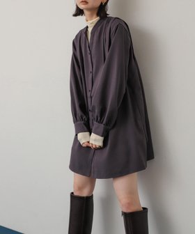 【センスオブプレイス/SENSE OF PLACE by URBAN RESEARCH】の『Shortサイズあり』タックシャツワンピース 人気、トレンドファッション・服の通販 founy(ファニー) ファッション Fashion レディースファッション WOMEN ワンピース Dress シャツワンピース Shirt Dresses 2024年 2024 2024-2025秋冬・A/W Aw/Autumn/Winter/Fw/Fall/2024-2025 A/W・秋冬 Aw・Autumn/Winter・Fw・Fall-Winter 冬 Winter チュニック Tunic リラックス Relax ロング Long |ID:prp329100004163176