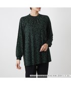 【レリアンプラスハウス/Leilian PLUS HOUSE】の長袖カットソー 人気、トレンドファッション・服の通販 founy(ファニー) ファッション Fashion レディースファッション WOMEN トップス・カットソー Tops/Tshirt カットソー Cut and Sewn ウォッシャブル Washable カットソー Cut And Sew シンプル Simple スリーブ Sleeve ハイネック High Neck バランス Balance プリント Print ボタニカル Botanical リラックス Relax 秋 Autumn/Fall 長袖 Long Sleeve thumbnail グリーン|ID: prp329100004163187 ipo3291000000028755441