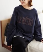 【スローブ イエナ/SLOBE IENA】の《WEB限定/追加3 》LE METROスウェット 人気、トレンドファッション・服の通販 founy(ファニー) ファッション Fashion レディースファッション WOMEN トップス・カットソー Tops/Tshirt パーカ Sweats スウェット Sweat 2024年 2024 2024-2025秋冬・A/W Aw/Autumn/Winter/Fw/Fall/2024-2025 スウェット Sweat thumbnail ネイビー|ID: prp329100004163189 ipo3291000000028755452