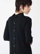 【ラシュッド/LASUD】のAga Black バックボタンニットワンピース ブラック|ID: prp329100004163216 ipo3291000000028755594