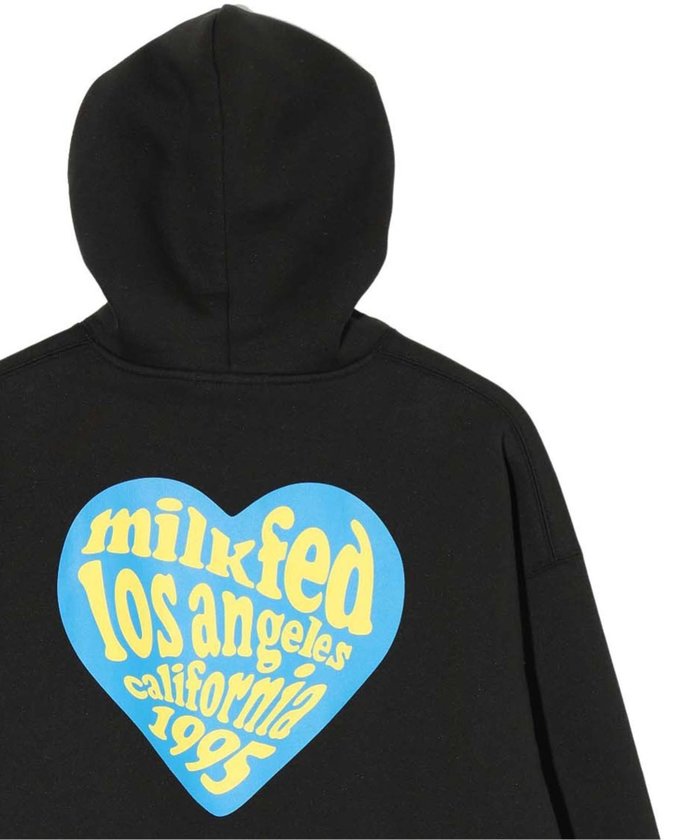 【ミルクフェド/MILKFED.】のLOGO IN HEART SWEAT HOODIE インテリア・キッズ・メンズ・レディースファッション・服の通販 founy(ファニー) https://founy.com/ ファッション Fashion レディースファッション WOMEN トップス・カットソー Tops/Tshirt パーカ Sweats スウェット Sweat グラフィック Graphic トレンド Trend プリント Print 定番 Standard |ID: prp329100004163253 ipo3291000000028755807