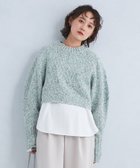 【その他のブランド/Other】のカラーネップ クロップド プルオーバー ニット 人気、トレンドファッション・服の通販 founy(ファニー) ファッション Fashion レディースファッション WOMEN トップス・カットソー Tops/Tshirt ニット Knit Tops プルオーバー Pullover おすすめ Recommend カットソー Cut And Sew ギフト プレゼント Gift Present クロップド Cropped ショート Short ネップ Nep Yarn ボトム Bottom 冬 Winter 秋 Autumn/Fall thumbnail LT.BLUE|ID: prp329100004163255 ipo3291000000028755820