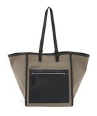 【インタープラネット/INTERPLANET】の【SOLPRESA】CANVAS TOTE BAG L-SIZE 人気、トレンドファッション・服の通販 founy(ファニー) ファッション Fashion レディースファッション WOMEN バッグ Bag thumbnail 配色カーキ|ID: prp329100004163293 ipo3291000000028756034