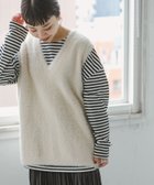 【その他のブランド/Other】のVネックシャギービッグベスト 人気、トレンドファッション・服の通販 founy(ファニー) ファッション Fashion レディースファッション WOMEN アウター Coat Outerwear トップス・カットソー Tops/Tshirt ベスト/ジレ Gilets/Vests Vネック V-Neck 2023年 2023 2023-2024秋冬・A/W Aw/Autumn/Winter//Fw/Fall-Winter/2023-2024 A/W・秋冬 Aw・Autumn/Winter・Fw・Fall-Winter 冬 Winter ベスト Vest thumbnail GREGE|ID: prp329100004163331 ipo3291000000028756251