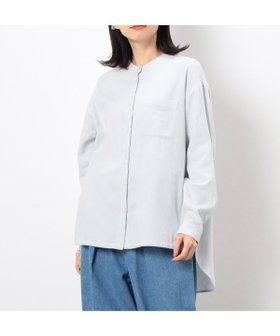 【コムサイズム/COMME CA ISM】のコットンネルバンドカラーシャツ 人気、トレンドファッション・服の通販 founy(ファニー) ファッション Fashion レディースファッション WOMEN トップス・カットソー Tops/Tshirt シャツ/ブラウス Shirts/Blouses パッチ Patch ポケット Pocket ラウンド Round リラックス Relax 吸水 Water Absorption |ID:prp329100004163351