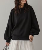 【その他のブランド/Other】のドロップショルダーバルーンスリーブトップス 人気、トレンドファッション・服の通販 founy(ファニー) ファッション Fashion レディースファッション WOMEN トップス・カットソー Tops/Tshirt とろみ Thickness なめらか Smooth ショルダー Shoulder ドロップ Drop フェミニン Feminine thumbnail ブラック|ID: prp329100004163361 ipo3291000000028756463