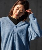 【グローバルワーク/GLOBAL WORK】のラメフェザーショートVネックカーディガン/995328 人気、トレンドファッション・服の通販 founy(ファニー) ファッション Fashion レディースファッション WOMEN トップス・カットソー Tops/Tshirt カーディガン Cardigans Vネック V-Neck おすすめ Recommend なめらか Smooth カーディガン Cardigan クロップド Cropped フェザー Feather ボトム Bottom ワイド Wide thumbnail ブルー83|ID: prp329100004163383 ipo3291000000028756569