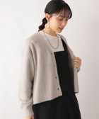 【グローバルワーク/GLOBAL WORK】のラメフェザーショートVネックカーディガン/995328 人気、トレンドファッション・服の通販 founy(ファニー) ファッション Fashion レディースファッション WOMEN トップス・カットソー Tops/Tshirt カーディガン Cardigans Vネック V-Neck おすすめ Recommend なめらか Smooth カーディガン Cardigan クロップド Cropped フェザー Feather ボトム Bottom ワイド Wide thumbnail グレージュ11|ID: prp329100004163383 ipo3291000000028756571