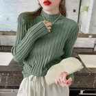 【ミニミニストア/miniministore】のリブニットトップス プチハイネック 人気、トレンドファッション・服の通販 founy(ファニー) ファッション Fashion レディースファッション WOMEN トップス・カットソー Tops/Tshirt ニット Knit Tops おすすめ Recommend アクリル Acrylic イエロー Yellow インナー Inner オレンジ Orange コンパクト Compact セーター Sweater タイトスカート Tight Skirt デニム Denim パープル Purple エレガント 上品 Elegant 無地 Plain Color 長袖 Long Sleeve thumbnail モスグリーン|ID: prp329100004163389 ipo3291000000028756591