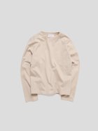 【その他のブランド/Other】のCrewNeckLongSleeve 人気、トレンドファッション・服の通販 founy(ファニー) ファッション Fashion レディースファッション WOMEN トップス・カットソー Tops/Tshirt インナー Inner カットソー Cut And Sew ベーシック Basic レギュラー Regular ロング Long thumbnail BEIGE|ID: prp329100004163478 ipo3291000000028757118