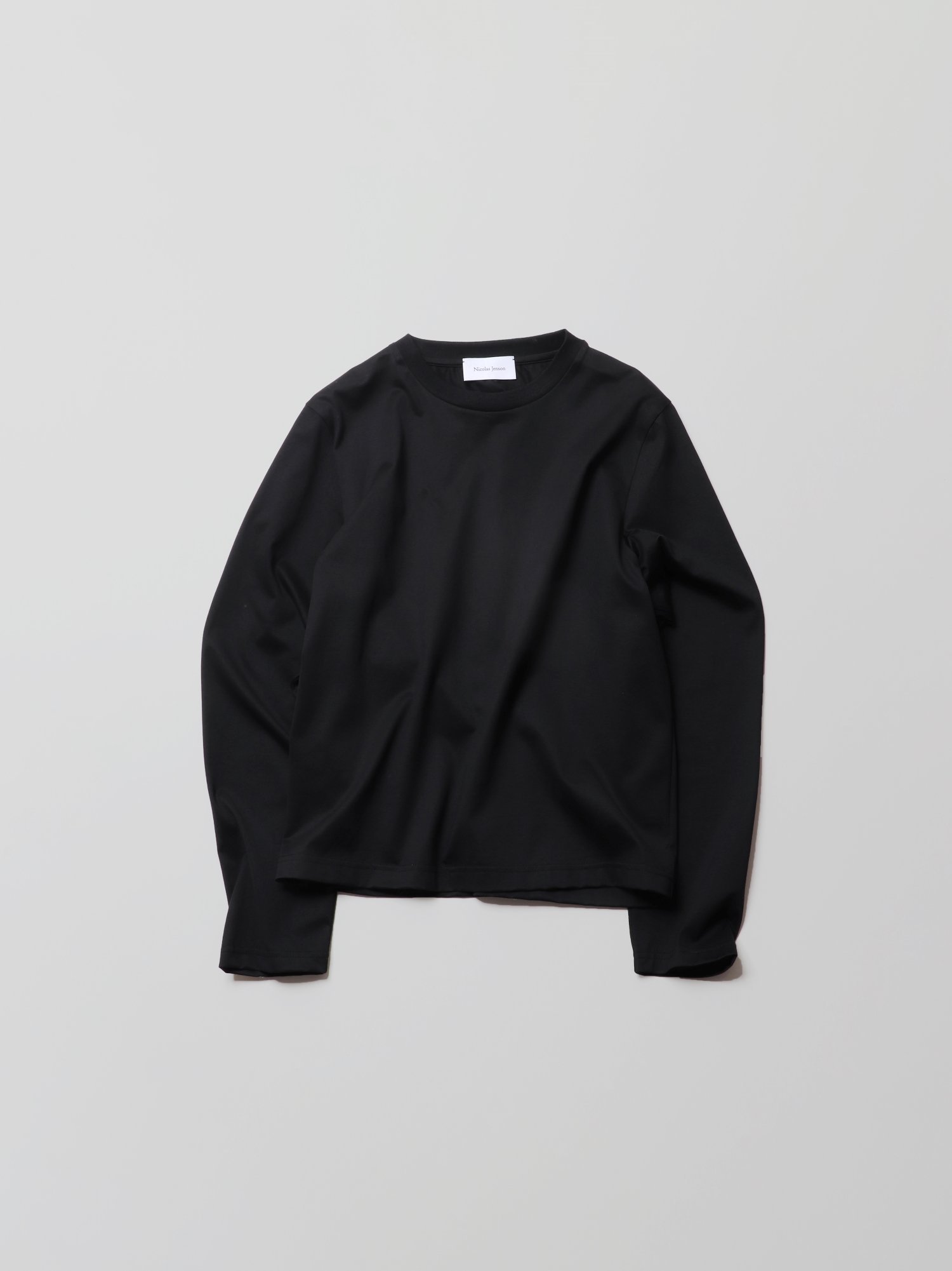 【その他のブランド/Other】のCrewNeckLongSleeve インテリア・キッズ・メンズ・レディースファッション・服の通販 founy(ファニー) 　ファッション　Fashion　レディースファッション　WOMEN　トップス・カットソー　Tops/Tshirt　インナー　Inner　カットソー　Cut And Sew　ベーシック　Basic　レギュラー　Regular　ロング　Long　BLACK|ID: prp329100004163478 ipo3291000000028757121