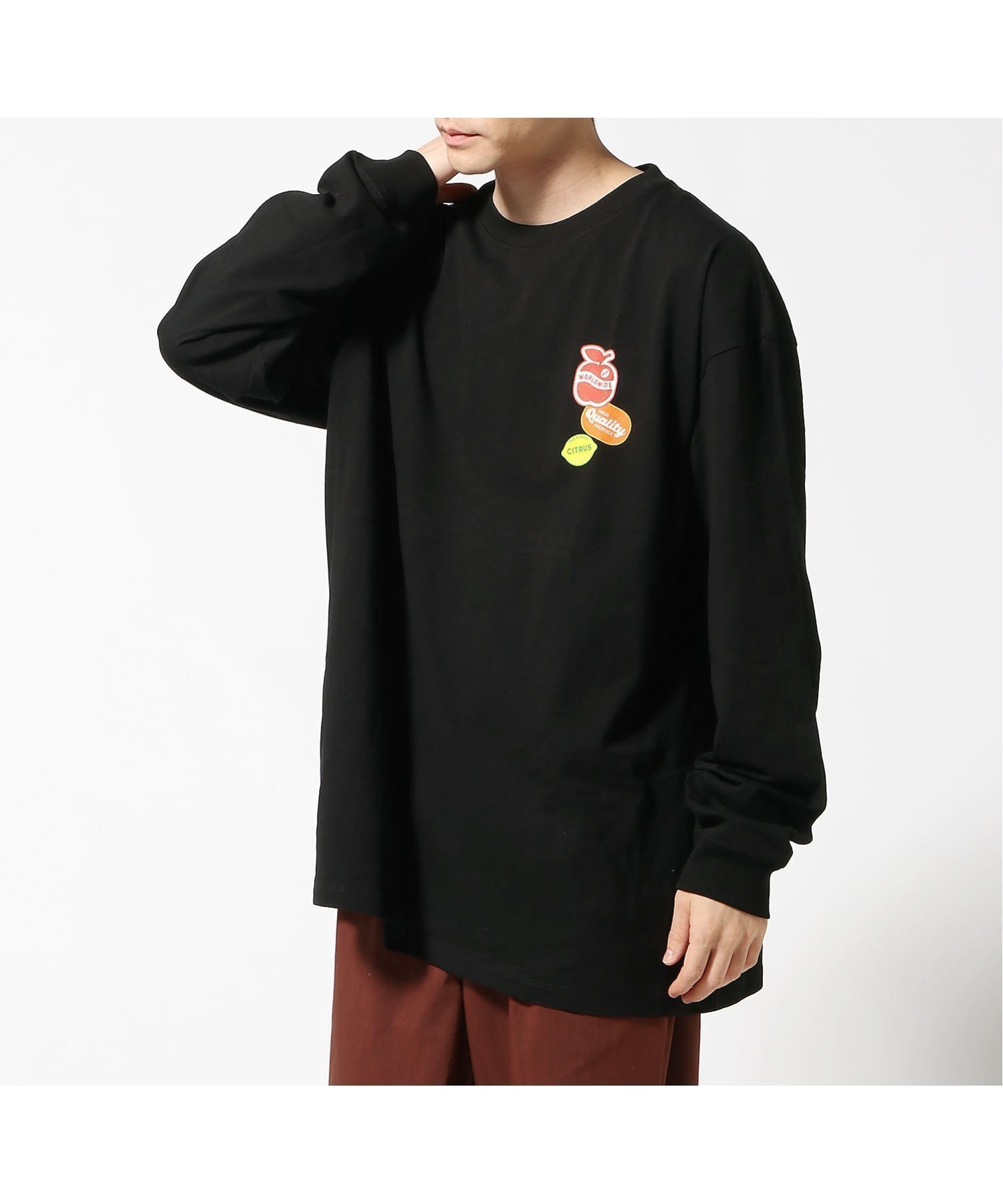 【ハフ/HUF】のFRUITSTAND LS TEE HUF ハフ 長袖Tシャツ ロンT 人気、トレンドファッション・服の通販 founy(ファニー) 　ファッション　Fashion　レディースファッション　WOMEN　トップス・カットソー　Tops/Tshirt　シャツ/ブラウス　Shirts/Blouses　ロング / Tシャツ　T-Shirts　長袖　Long Sleeve　 other-1|ID: prp329100004163516 ipo3291000000028757418