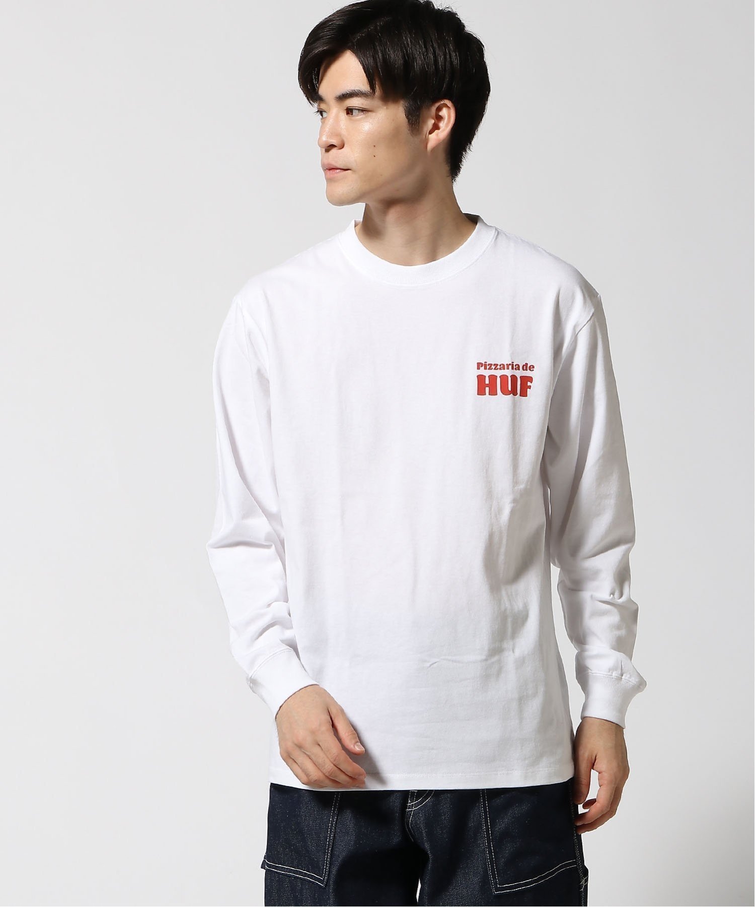 【ハフ/HUF】のNY DELIVERY LS TEE HUF ハフ 長袖Tシャツ ロンT インテリア・キッズ・メンズ・レディースファッション・服の通販 founy(ファニー) 　ファッション　Fashion　レディースファッション　WOMEN　トップス・カットソー　Tops/Tshirt　シャツ/ブラウス　Shirts/Blouses　ロング / Tシャツ　T-Shirts　長袖　Long Sleeve　WHITE|ID: prp329100004163517 ipo3291000000028757428