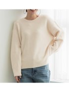 【コカ/COCA】のヤック風フワフワクルーネックプルオーバーニット 人気、トレンドファッション・服の通販 founy(ファニー) ファッション Fashion レディースファッション WOMEN トップス・カットソー Tops/Tshirt ニット Knit Tops プルオーバー Pullover ポケット Pocket リラックス Relax thumbnail Ivory|ID: prp329100004163520 ipo3291000000028757489