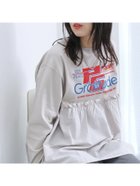 【サマンサモスモス/Samansa Mos2】の布帛切替ロンT 人気、トレンドファッション・服の通販 founy(ファニー) ファッション Fashion レディースファッション WOMEN トップス・カットソー Tops/Tshirt ロング / Tシャツ T-Shirts スリーブ Sleeve デニム Denim プリント Print ペプラム Peplum ロング Long 切替 Switching 定番 Standard thumbnail Sグレー|ID: prp329100004163584 ipo3291000000028948914