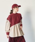 【その他のブランド/Other】の「KELEN/ケレン」ニットコンビトップス BURGUNDY|ID: prp329100004163627 ipo3291000000028757914