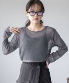 【レイジブルー/RAGEBLUE】のアソートシアートップス 人気、トレンドファッション・服の通販 founy(ファニー) ファッション Fashion レディースファッション WOMEN トップス・カットソー Tops/Tshirt インナー Inner キャップ Cap キャミ Cami キャミワンピース Cami Dress コンパクト Compact シンプル Simple スラックス Slacks タンク Tank デニム Denim トレンド Trend 定番 Standard ベロア Velor ベーシック Basic メガネ Glasses レオパード Leopard ロング Long おすすめ Recommend thumbnail グレーラメ18|ID: prp329100004163637 ipo3291000000028758084