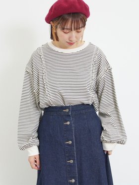 【サマンサモスモス/Samansa Mos2】の【リサイクルコットン】メロー切替柄アソートトップス 人気、トレンドファッション・服の通販 founy(ファニー) ファッション Fashion レディースファッション WOMEN トップス・カットソー Tops/Tshirt 切替 Switching |ID:prp329100004163647