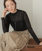 【ブージュルード/Bou Jeloud】のシアーシャギーハイネックトップス 人気、トレンドファッション・服の通販 founy(ファニー) ファッション Fashion レディースファッション WOMEN トップス・カットソー Tops/Tshirt ウェーブ Wave シアー Sheer シンプル Simple ジーンズ Jeans スラックス Slacks ティアードスカート Tiered Skirt フェミニン Feminine 無地 Plain Color thumbnail BLACK|ID: prp329100004163652 ipo3291000000028758420