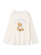 【ジェラート ピケ/gelato pique】のGOOD NIGHT BEAR柄ワンポイントロンT 人気、トレンドファッション・服の通販 founy(ファニー) ファッション Fashion レディースファッション WOMEN トップス・カットソー Tops/Tshirt ロング / Tシャツ T-Shirts リラックス Relax ロング Long ワンポイント One Point 秋 Autumn/Fall thumbnail OWHT[002]|ID: prp329100004163723 ipo3291000000028758984