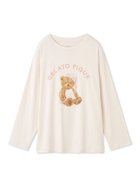 【ジェラート ピケ/gelato pique】のGOOD NIGHT BEAR柄ワンポイントロンT 人気、トレンドファッション・服の通販 founy(ファニー) ファッション Fashion レディースファッション WOMEN トップス・カットソー Tops/Tshirt ロング / Tシャツ T-Shirts リラックス Relax ロング Long ワンポイント One Point 秋 Autumn/Fall thumbnail PNK[066]|ID: prp329100004163723 ipo3291000000028758986