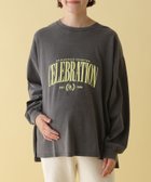 【その他のブランド/Other】の【産前・産後対応】マタニティ/ふくれプリントロゴロンT チャコール19|ID: prp329100004163730 ipo3291000000028759069