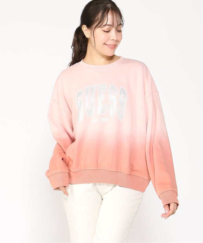 【ゲス/GUESS】のCN College Sweatshirt インテリア・キッズ・メンズ・レディースファッション・服の通販 founy(ファニー) https://founy.com/ ファッション Fashion レディースファッション WOMEN トップス・カットソー Tops/Tshirt シャツ/ブラウス Shirts/Blouses パーカ Sweats ロング / Tシャツ T-Shirts スウェット Sweat |ID: prp329100004163757 ipo3291000000028759356