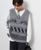 【ジャーナルスタンダード レリューム/JOURNAL STANDARD relume】の【TORRAZZO DONNA/トラッゾドンナ】HandKnitted Cowichan Vest ニットベスト グレー|ID: prp329100004163798 ipo3291000000028759617