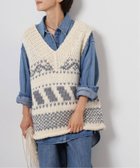 【ジャーナルスタンダード レリューム/JOURNAL STANDARD relume】の【TORRAZZO DONNA/トラッゾドンナ】HandKnitted Cowichan Vest ニットベスト ナチュラル|ID: prp329100004163798 ipo3291000000028759619