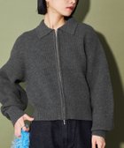 【その他のブランド/Other】のCITEN ポロエリZIPカーディガン DK.GRAY|ID: prp329100004163807 ipo3291000000028759681