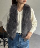 【シェトワ/Chez toi】のファー×ニットベスト 人気、トレンドファッション・服の通販 founy(ファニー) ファッション Fashion レディースファッション WOMEN アウター Coat Outerwear トップス・カットソー Tops/Tshirt ニット Knit Tops ベスト/ジレ Gilets/Vests アクリル Acrylic シンプル Simple デニム Denim バランス Balance フェイクファー Faux Fur ベスト Vest A/W・秋冬 Aw・Autumn/Winter・Fw・Fall-Winter プチプライス・低価格 Affordable thumbnail チャコールグレー|ID: prp329100004163840 ipo3291000000028759882