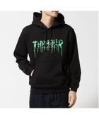 【その他のブランド/Other】のTHRASHER/BLOOD DRIPスウェット パーカ 人気、トレンドファッション・服の通販 founy(ファニー) ファッション Fashion レディースファッション WOMEN トップス・カットソー Tops/Tshirt パーカ Sweats スウェット Sweat スウェット Sweat thumbnail BLACK/GREEN|ID: prp329100004163855 ipo3291000000028759987