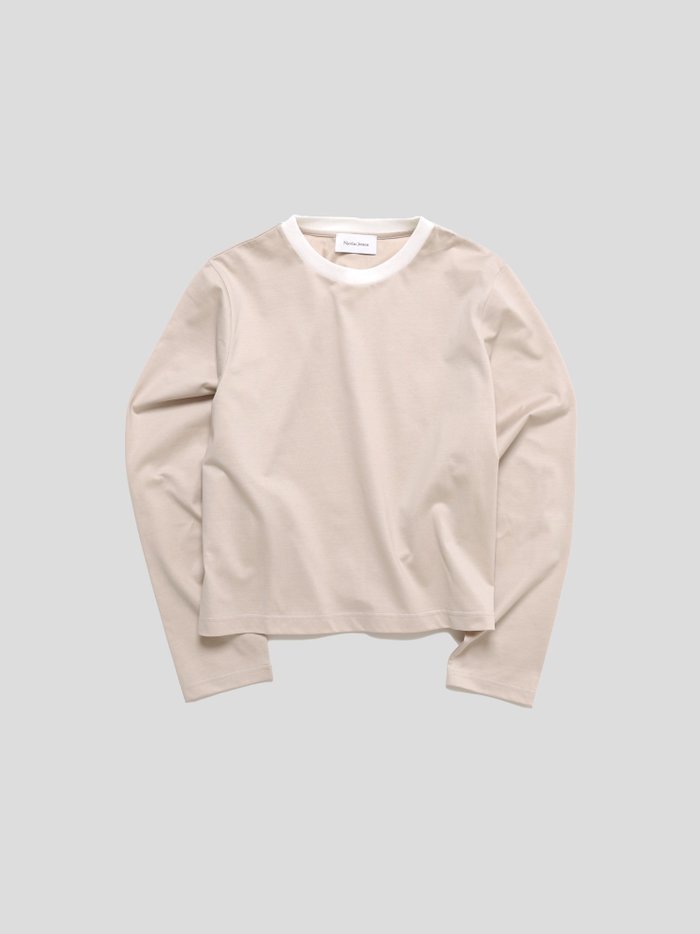 【その他のブランド/Other】のTwoToneCrewNeckLongSleeve インテリア・キッズ・メンズ・レディースファッション・服の通販 founy(ファニー) https://founy.com/ ファッション Fashion レディースファッション WOMEN トップス・カットソー Tops/Tshirt カットソー Cut And Sew シェイプ Shape ショート Short バランス Balance パターン Pattern フィット Fit ロング Long |ID: prp329100004163914 ipo3291000000028760363