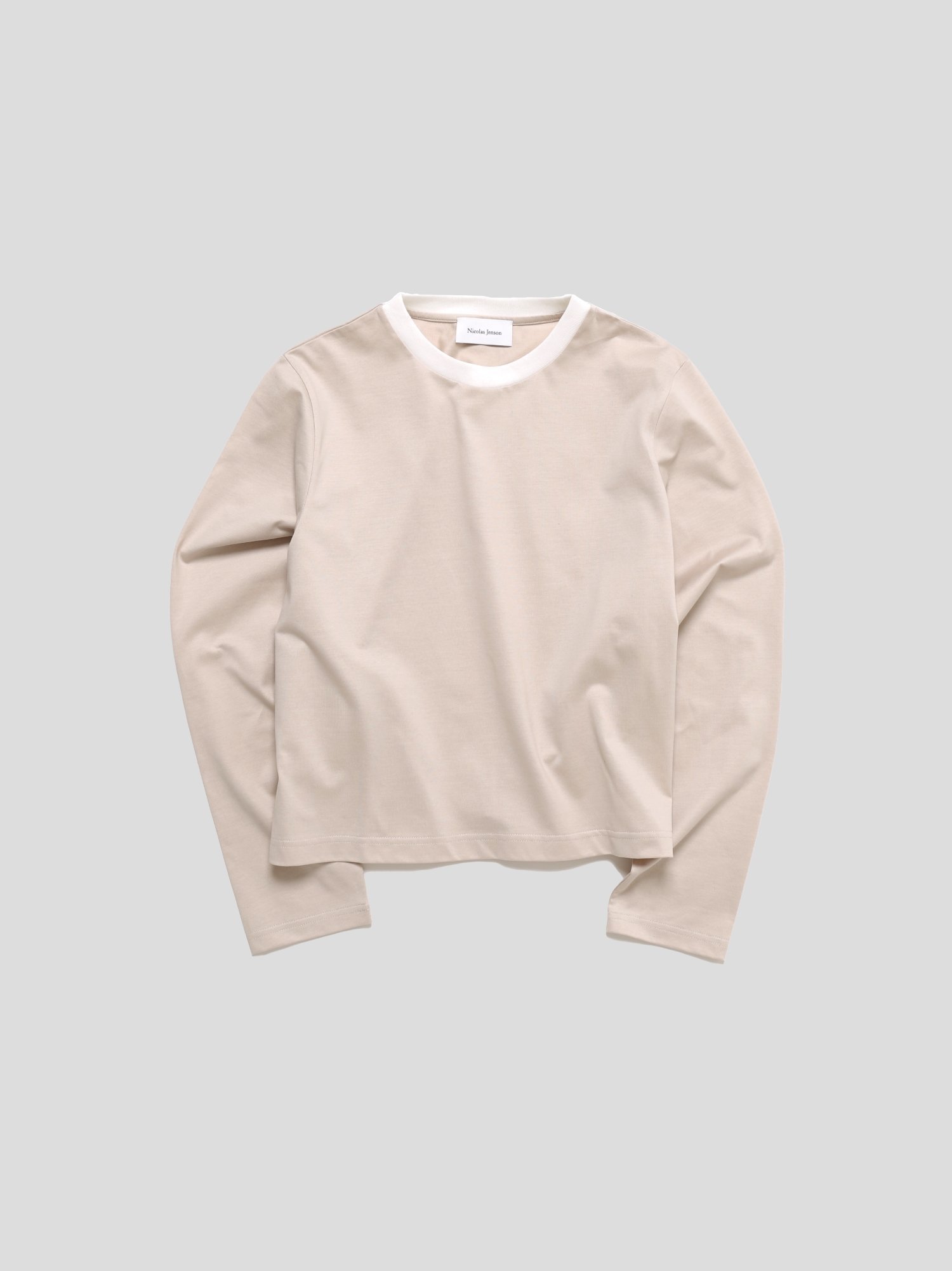 【その他のブランド/Other】のTwoToneCrewNeckLongSleeve 人気、トレンドファッション・服の通販 founy(ファニー) 　ファッション　Fashion　レディースファッション　WOMEN　トップス・カットソー　Tops/Tshirt　カットソー　Cut And Sew　シェイプ　Shape　ショート　Short　バランス　Balance　パターン　Pattern　フィット　Fit　ロング　Long　 other-1|ID: prp329100004163914 ipo3291000000028760363