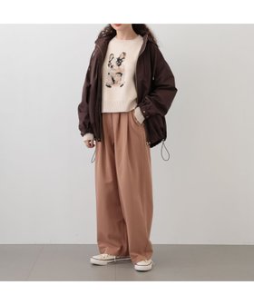 【サルーン/SALOON】の【先行 】2タックワイドパンツ 人気、トレンドファッション・服の通販 founy(ファニー) ファッション Fashion レディースファッション WOMEN パンツ Pants スニーカー Sneakers ワイド Wide |ID:prp329100004164003