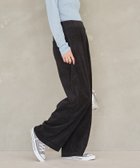 【フリークスストア/FREAK'S STORE】のカット コーデュロイ ワイド ストレート パンツ【限定展開】 24AW 人気、トレンドファッション・服の通販 founy(ファニー) ファッション Fashion レディースファッション WOMEN パンツ Pants 2024年 2024 2024-2025秋冬・A/W Aw/Autumn/Winter/Fw/Fall/2024-2025 A/W・秋冬 Aw・Autumn/Winter・Fw・Fall-Winter 冬 Winter コーデュロイ Corduroy ストレート Straight リボン Ribbon ワイド Wide thumbnail ブラック|ID: prp329100004164006 ipo3291000000028941994