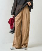 【フリークスストア/FREAK'S STORE】のカット コーデュロイ ワイド ストレート パンツ【限定展開】 24AW 人気、トレンドファッション・服の通販 founy(ファニー) ファッション Fashion レディースファッション WOMEN パンツ Pants 2024年 2024 2024-2025秋冬・A/W Aw/Autumn/Winter/Fw/Fall/2024-2025 A/W・秋冬 Aw・Autumn/Winter・Fw・Fall-Winter 冬 Winter コーデュロイ Corduroy ストレート Straight リボン Ribbon ワイド Wide thumbnail ベージュ|ID: prp329100004164006 ipo3291000000028941995