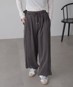 【フリーズマート/FREE'S MART】 硫化加工スウェットパンツ人気、トレンドファッション・服の通販 founy(ファニー) ファッション Fashion レディースファッション WOMEN パンツ Pants おすすめ Recommend カットオフ Cut Off スウェット Sweat パウダー Powder ビッグ Big フロント Front ヴィンテージ Vintage 切替 Switching |ID:prp329100004164015