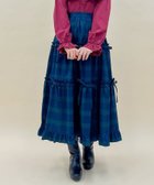 【アクシーズファム/axes femme】のチェック柄ティアードスカート 人気、トレンドファッション・服の通販 founy(ファニー) ファッション Fashion レディースファッション WOMEN スカート Skirt ティアードスカート Tiered Skirts おすすめ Recommend ギャザー Gather スウェット Sweat ダウン Down チェック Check ティアード Tiered ティアードスカート Tiered Skirt フリル Frills リボン Ribbon ルーズ Loose ロング Long 冬 Winter thumbnail グリーン|ID: prp329100004164032 ipo3291000000028842203