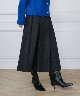 【イネド/INED】のジャガードスカート 人気、トレンドファッション・服の通販 founy(ファニー) ファッション Fashion レディースファッション WOMEN スカート Skirt フレア Flare ポケット Pocket モダン Modern エレガント 上品 Elegant |ID:prp329100004164212