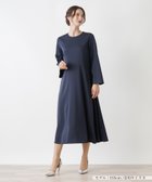 【レリアン/LEILIAN】のロングスリーブフレアワンピ-ス 人気、トレンドファッション・服の通販 founy(ファニー) ファッション Fashion レディースファッション WOMEN ワンピース Dress エレガント 上品 Elegant ドレープ Drape バランス Balance フレア Flare 冬 Winter thumbnail ネイビー|ID: prp329100004164259 ipo3291000000028770751