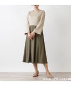 【レリアン/LEILIAN】のロングスリーブフレアワンピ-ス 人気、トレンドファッション・服の通販 founy(ファニー) ファッション Fashion レディースファッション WOMEN ワンピース Dress エレガント 上品 Elegant ドレープ Drape バランス Balance フレア Flare 冬 Winter thumbnail グリーン|ID: prp329100004164259 ipo3291000000028770753