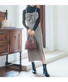 【ウィルセレクション/WILLSELECTION】のドレープリボンIラインワンピース 人気、トレンドファッション・服の通販 founy(ファニー) ファッション Fashion レディースファッション WOMEN ワンピース Dress おすすめ Recommend インナー Inner キャミワンピース Cami Dress シャーリング Shirring ショルダー Shoulder スリット Slit チェック Check パーティ Party リボン Ribbon ロング Long エレガント 上品 Elegant thumbnail 黒系チェック|ID: prp329100004164308 ipo3291000000028771332