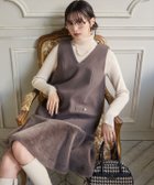 【スウィングル/Swingle】のヘムファーVネックノースリーブジャンパースカート 人気、トレンドファッション・服の通販 founy(ファニー) ファッション Fashion レディースファッション WOMEN スカート Skirt A/W・秋冬 Aw・Autumn/Winter・Fw・Fall-Winter おすすめ Recommend インナー Inner ウォーム Worm ハイネック High Neck 人気 Popularity 切替 Switching thumbnail カーキ|ID: prp329100004164323 ipo3291000000028771441