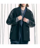 【メゾンスペシャル/MAISON SPECIAL】のSheep Leather Prime-Over Pea Coat 人気、トレンドファッション・服の通販 founy(ファニー) ファッション Fashion レディースファッション WOMEN アウター Coat Outerwear コート Coats Pコート Pea Coats スタイリッシュ Stylish パターン Pattern メルトン Melton エレガント 上品 Elegant thumbnail MLT1|ID: prp329100004164391 ipo3291000000028772013