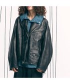 【メゾンスペシャル/MAISON SPECIAL】のSheep Leather Prime-Over Double Rider Jacket 人気、トレンドファッション・服の通販 founy(ファニー) ファッション Fashion レディースファッション WOMEN アウター Coat Outerwear ジャケット Jackets クラシック Classic スタイリッシュ Stylish ドット Dot バランス Balance パターン Pattern ポケット Pocket ライダース Riders ライダースジャケット Riders Jacket おすすめ Recommend thumbnail D.BLK|ID: prp329100004164398 ipo3291000000028772057