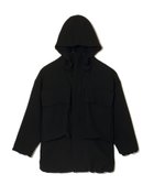 【エヌハリウッド/N.HOOLYWOOD】のHOODED COAT 人気、トレンドファッション・服の通販 founy(ファニー) ファッション Fashion レディースファッション WOMEN アウター Coat Outerwear コート Coats コレクション Collection 今季 This Season ストライプ Stripe スピンドル Spindle ダブル Double チェック Check テクスチャー Texture パターン Pattern フォルム Form フロント Front ボックス Box ポケット Pocket モチーフ Motif リメイク Remake thumbnail BLACK|ID: prp329100004164411 ipo3291000000028772128