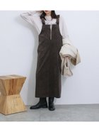 【サマンサモスモス/Samansa Mos2】のストレッチコーデュロイジャンスカ 人気、トレンドファッション・服の通販 founy(ファニー) ファッション Fashion レディースファッション WOMEN コーデュロイ Corduroy ストレッチ Stretch スマート Smart thumbnail ブラウン|ID: prp329100004164412 ipo3291000000028772134